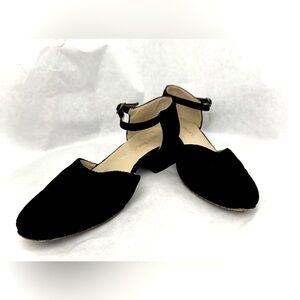 Enzo Angiolini Black Velvet Sandals
